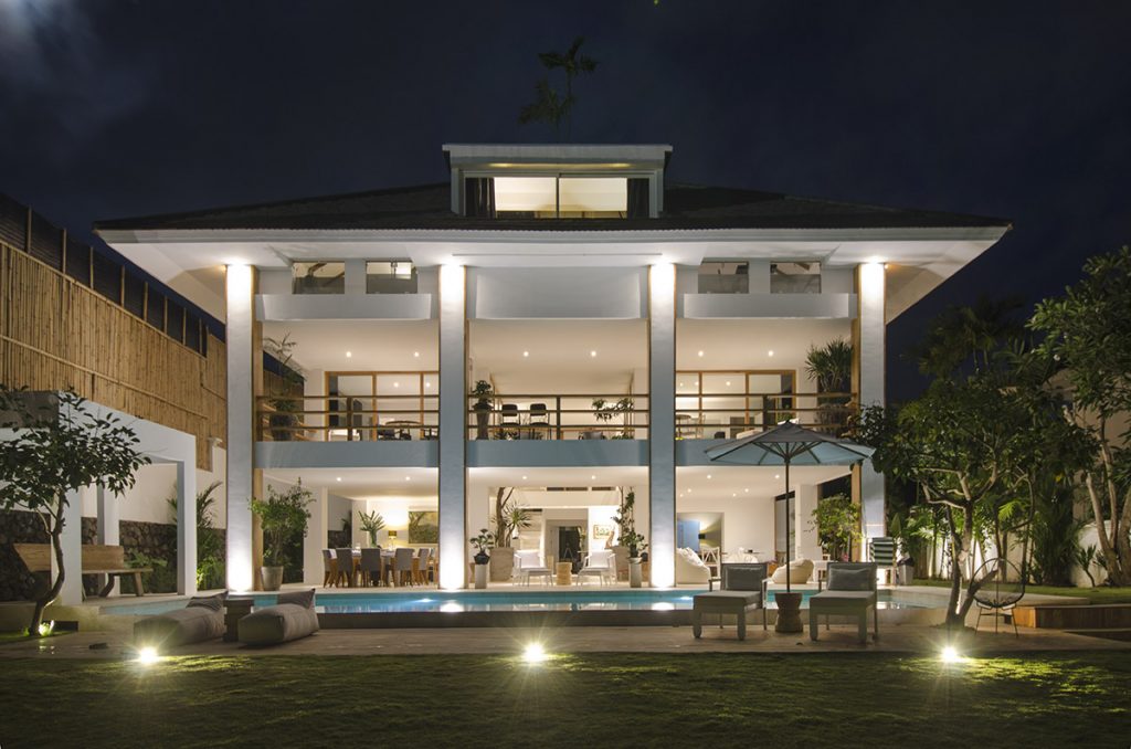 bali villa green view